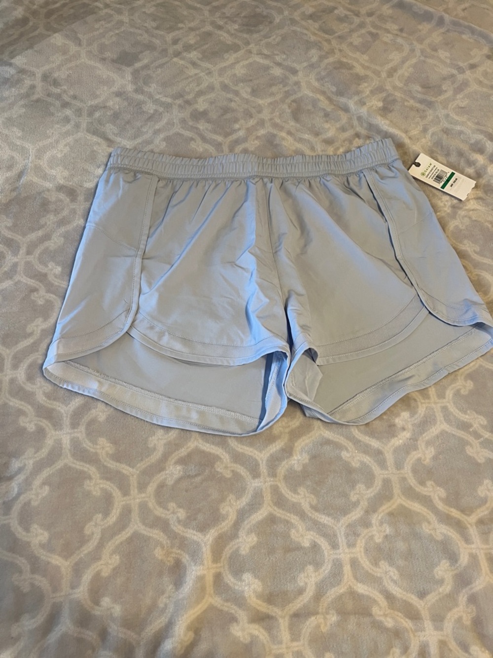 GAIAM Light Blue Women's Athletic Shorts